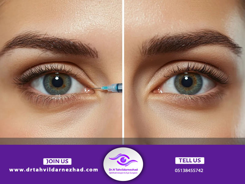 برای زیر چشم تزریق ژل بهتر است یا چربی؟